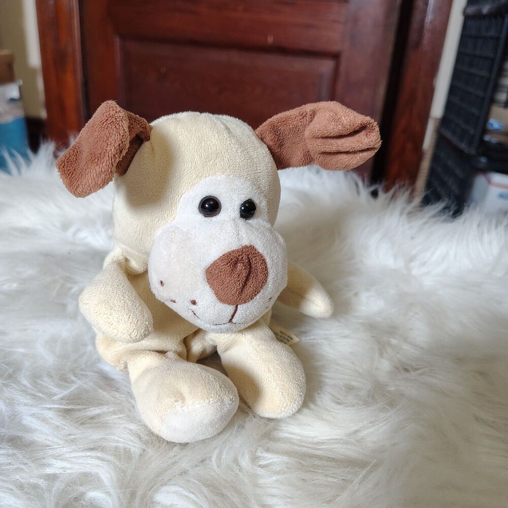 Pouch Pal Long Eared Plush Puppy Flips Into Pillow